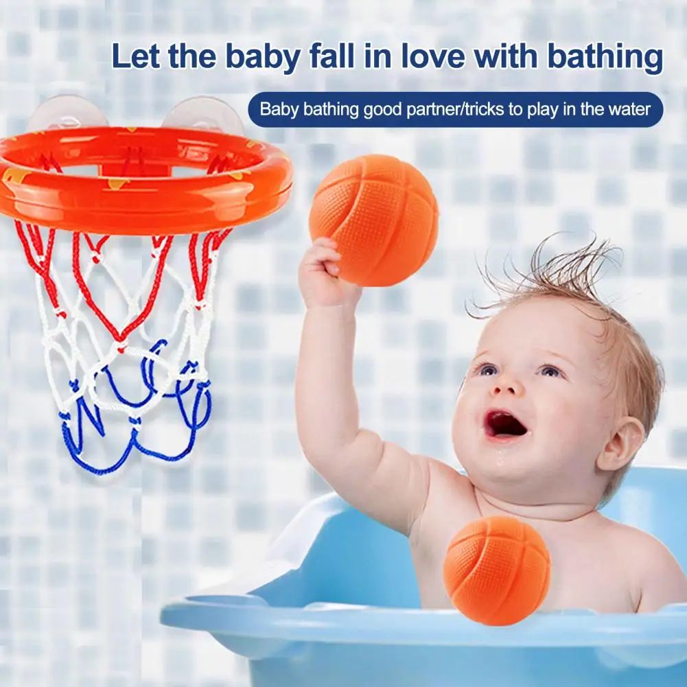 Cesta de baloncesto con ventosas para bañera – Juguete de baño para bebés - imagen 2