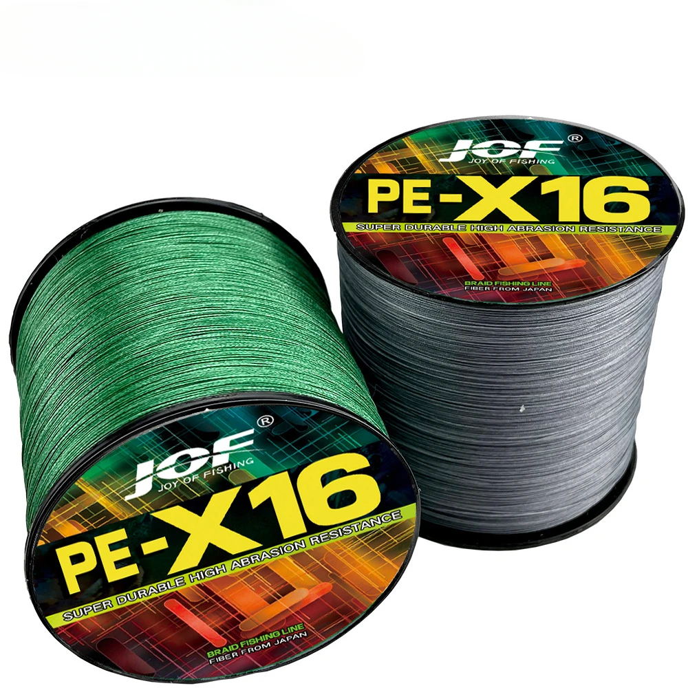 Línea de pesca Original de la marca JOF, 4/8/16 hebras, 300M, línea de PE japonesa, sublínea, pesca en barco de mar, fuerte tensión de 10-200LB - imagen 4