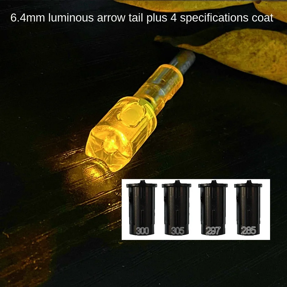 Nocks LED Iluminados ID6.4mm Alta Visibilidad para Arquería y Caza - imagen 3