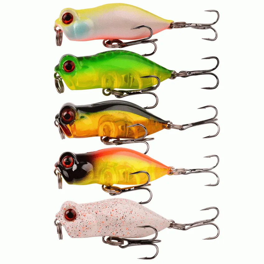 Minnow Crankbaits Kit de señuelo de Pesca, cebo duro Artificial, juego de Wobblers para Lucio, curricán, carpa mixta - imagen 3