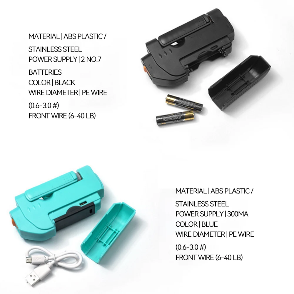 Anudador eléctrico asistido por nudos GT/PR/FG, máquina de anudado, bobinadora de bobina de pesca, herramientas de línea de pesca, equipo de artículos de pesca - imagen 5