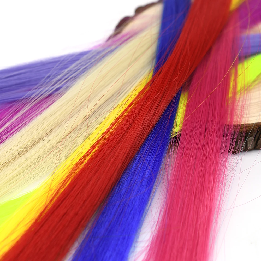 MNFT 5 uds láser Color Flash oropel pesca con mosca filamento reflectante atado de moscas Material metálico - imagen 5