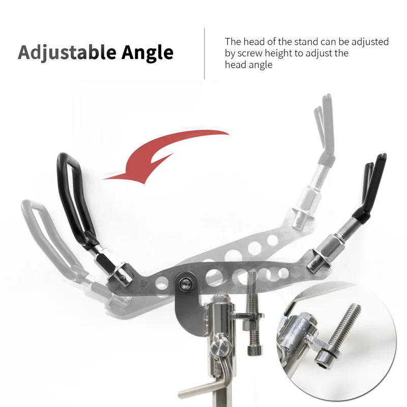 Soporte para caña de pescar versión mejorada, ajuste multiángulo de acero inoxidable 304, soporte para caña de pescar de mar, herramientas de soporte para caña - imagen 5