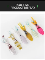 Anzuelos jig head VIB transparentes – Cuerpo plano para vinilo y pulpo