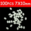 7x10mm 100pcs white