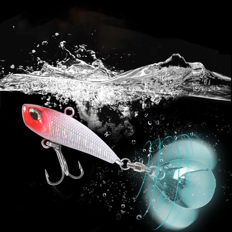 7g 11g 15g 21g cebo giratorio Metal VIB señuelo de Pesca cola giratoria vibración lentejuelas Japón Wobbler Trolling cebo Pesca - imagen 2