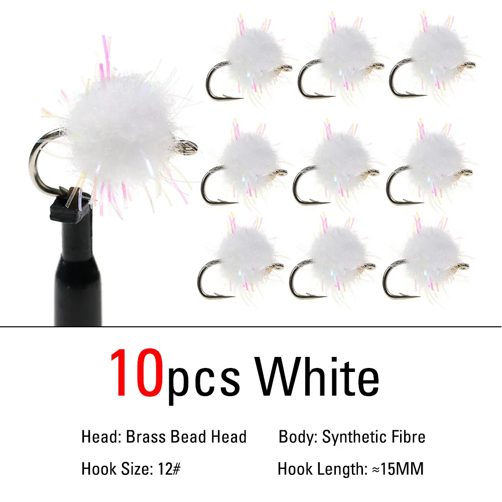 10pcs White