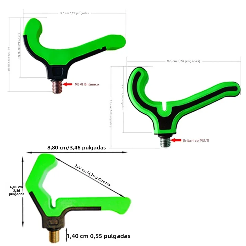 Portacañas universal para buzzer y alimentador — soporte plástico - imagen 3