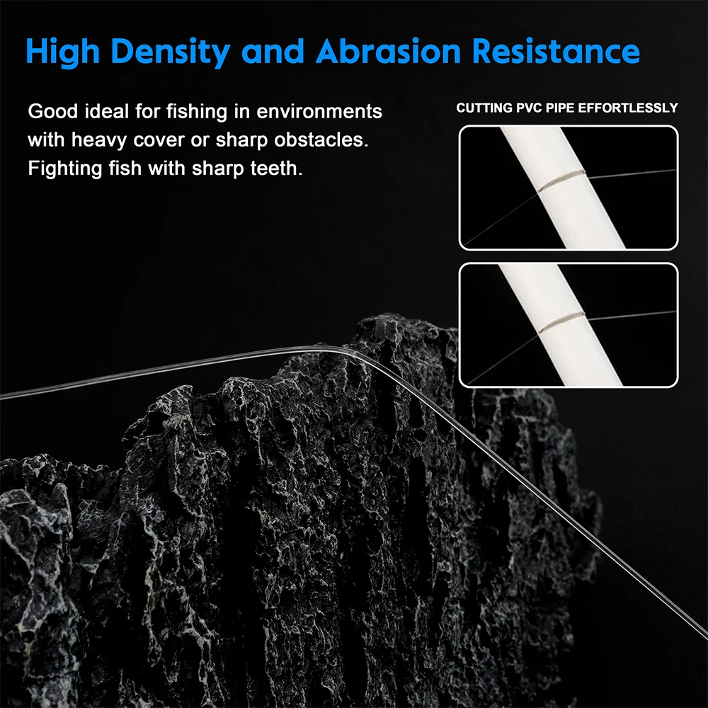10 Uds. Líderes de pesca de fluorocaron 20LB-50LB línea líder de alambre de fluorocarbono con giratorios y broches conectar aparejos señuelos aparejo o anzuelo - imagen 5