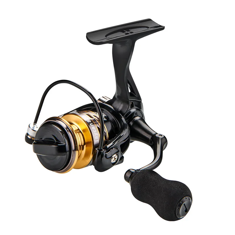 DEUKIO 800 1000 serie Mini carrete rodamiento suave 4,8:1 sistema de arrastre de carrete de pesca 5Kg potencia máxima rueda giratoria bobina de pesca - imagen 5