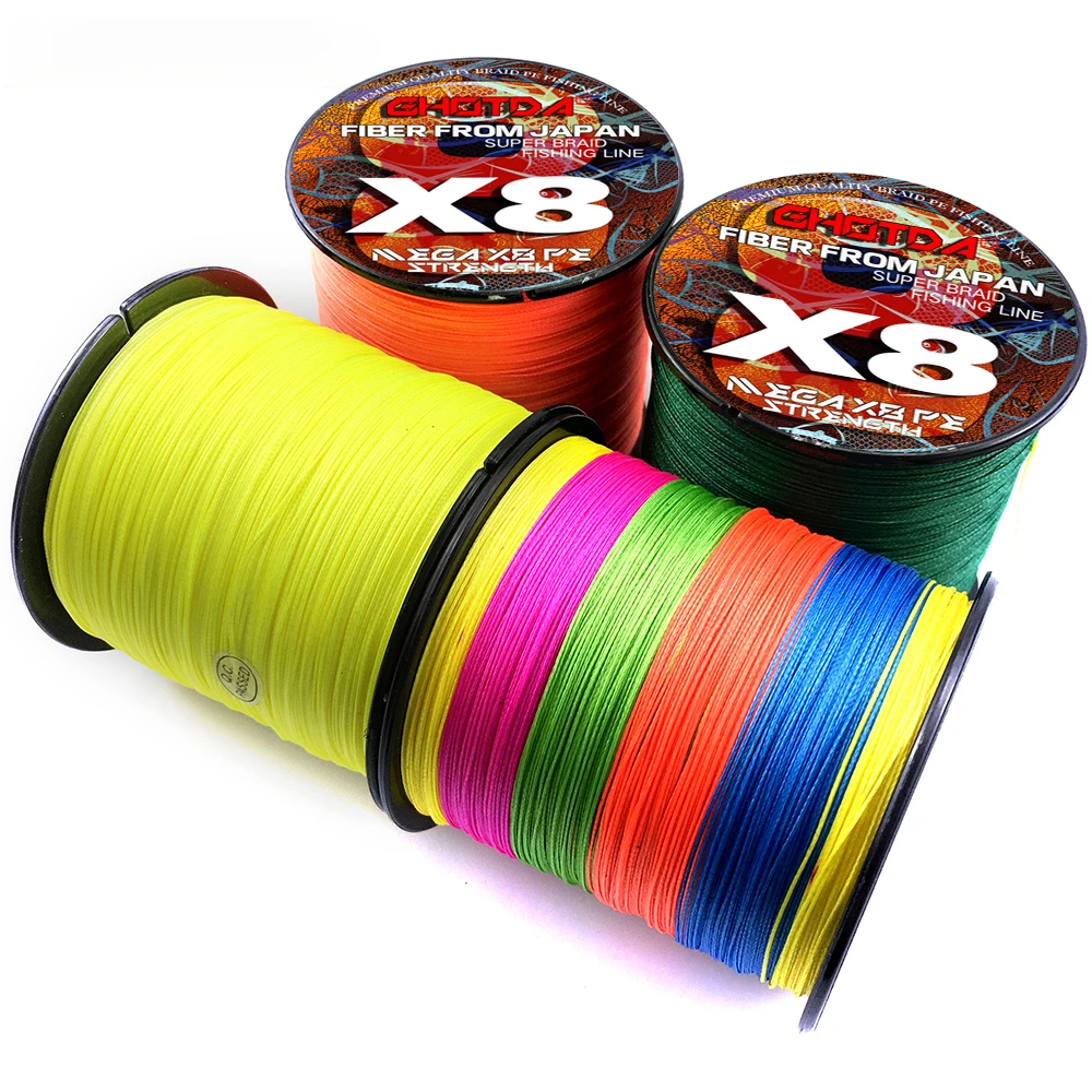 Línea de pesca de mar GHOTDA, líneas de pesca trenzadas en roca oceánica X8 X16 hebras PE 0,16mm-0,8mm 18LB - 200LB 300M 500M, cables multifilamento - imagen 5