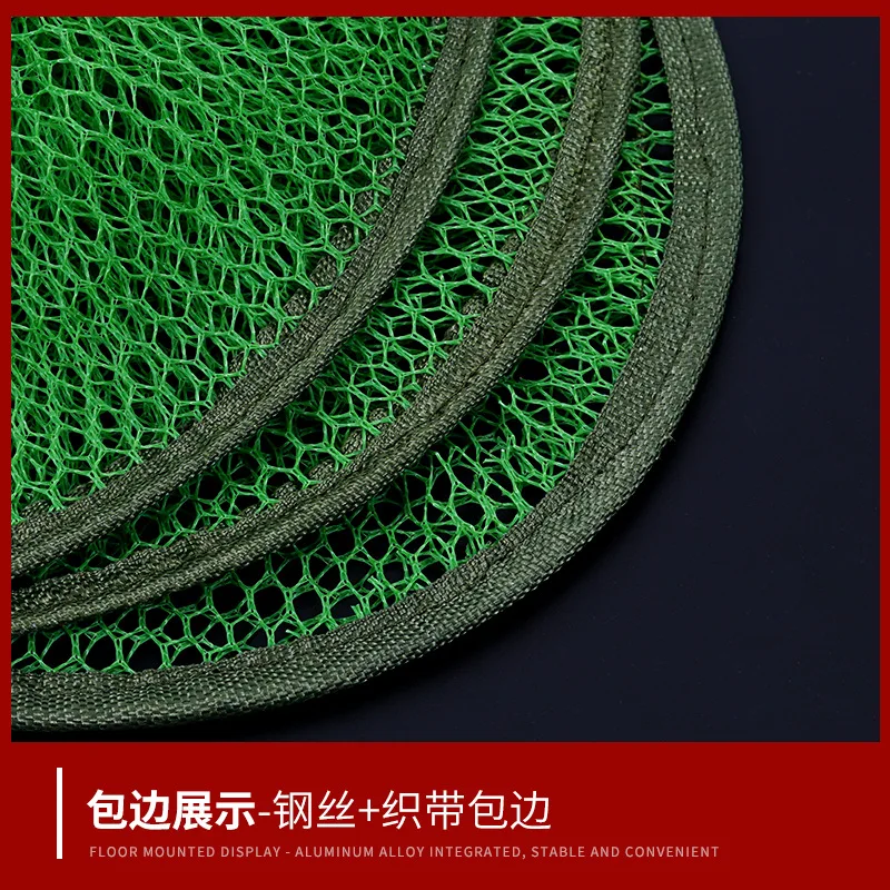 Cesta de pesca plegable telescópica, malla de nailon, red Fyke, jaula de Camarón, equipo de aparejos de pesca al aire libre, gran oferta - imagen 4