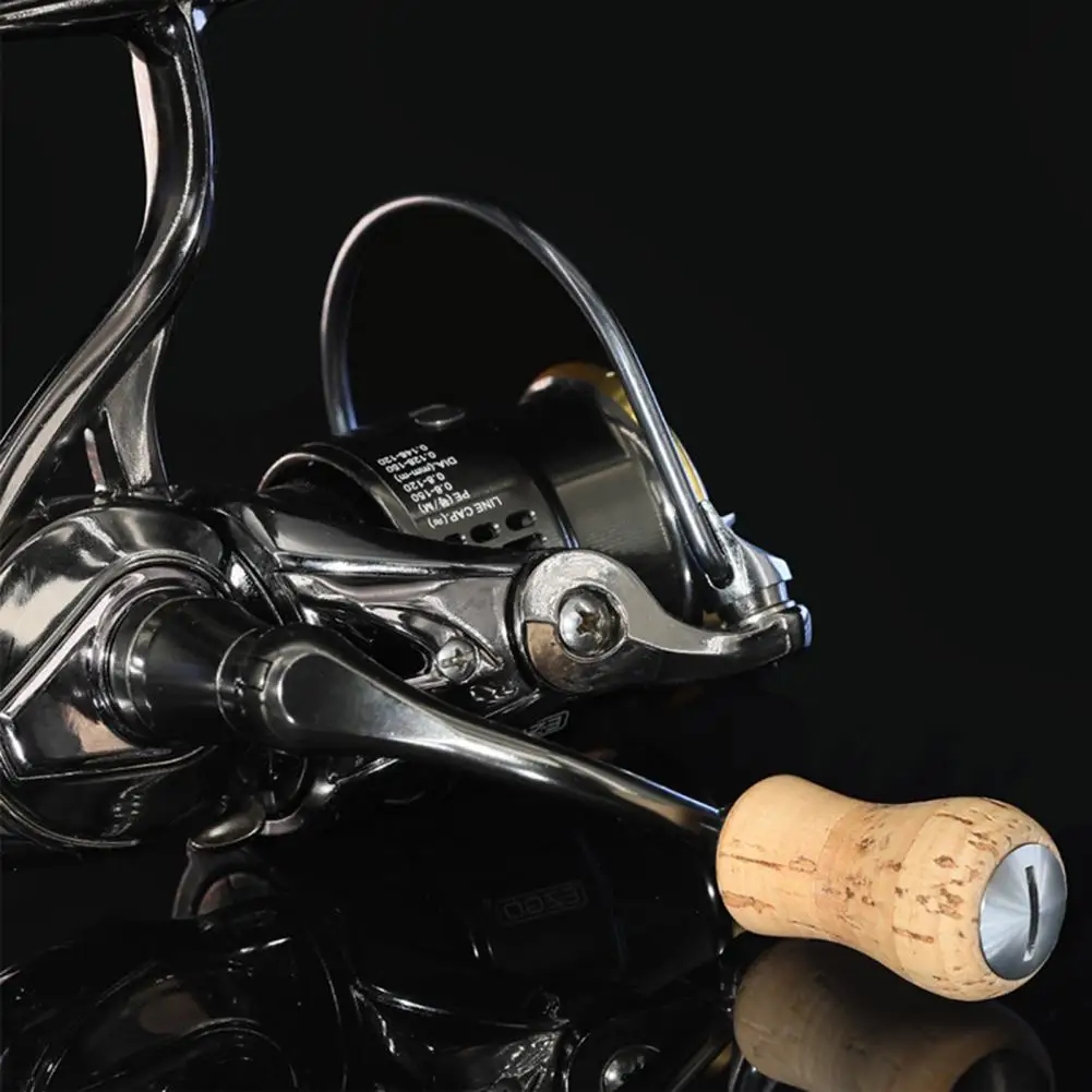 Perilla de mango de carrete de pesca, perilla de manivela de carrete ultraligera, de corcho resistente a grietas, de buena durabilidad, muy utilizada - imagen 4