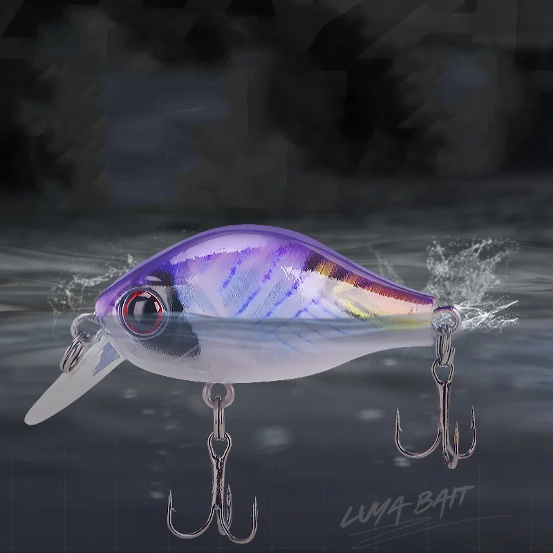 Señuelo de pesca con estampado 3D, cebo con manivela de 4,3 cm, 8g, cebo duro para peces gordos pequeños, bolas de acero ruidosas, señuelos artificiales incorporados, 1 pieza en oferta - imagen 3