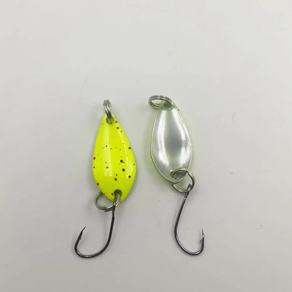 Balleo-mini señuelo giratorio con un solo anzuelo para trucha, cuchara de metal colorida, Lucio y lubina, juego de 12 piezas, 1,5G/2,5G/3,5G - imagen 3