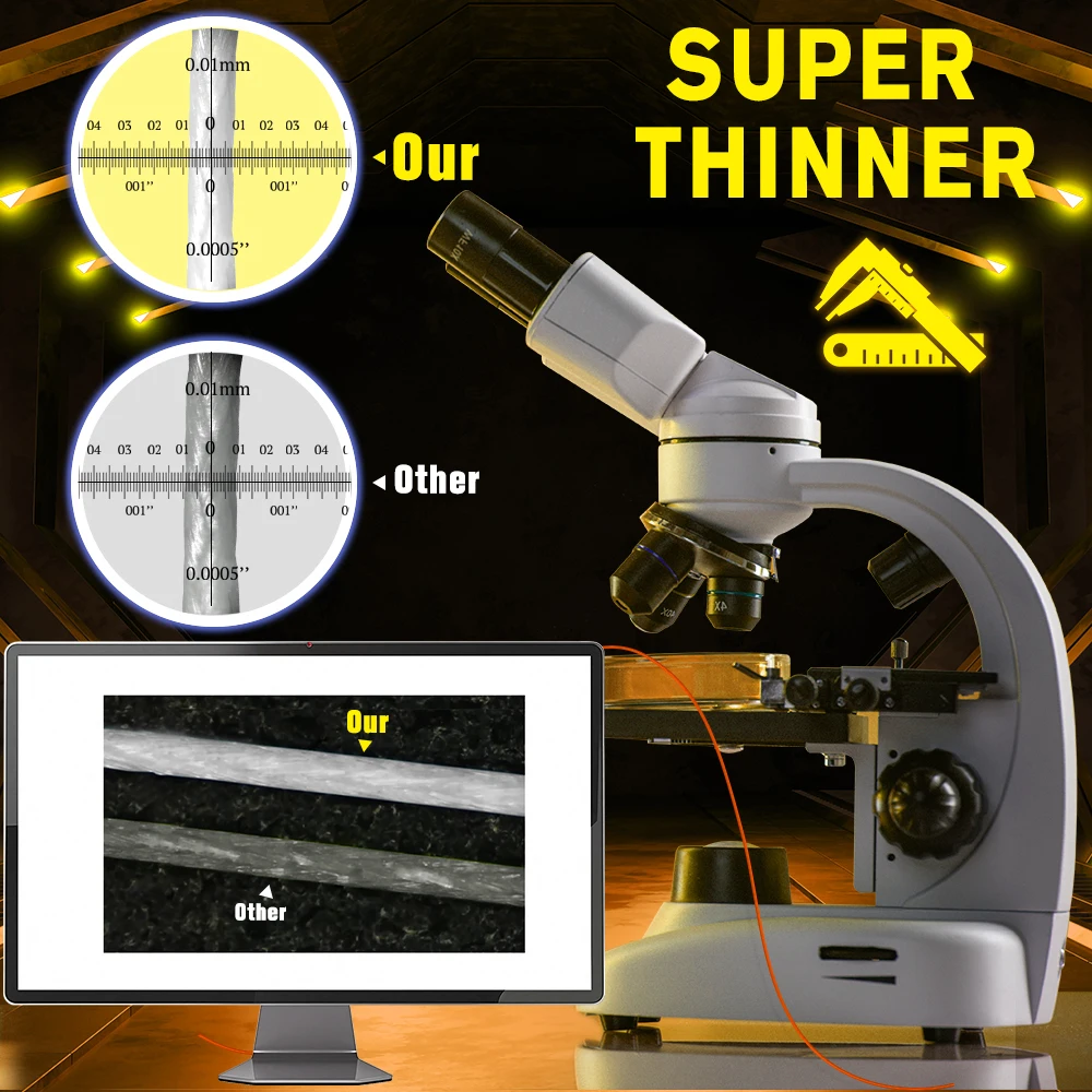 ZUKIBO nuevo ganador Nanofil cristal Unifilament hilo de pescar blanco liso fino línea suave resistente a la abrasión para carretes giratorios - imagen 5