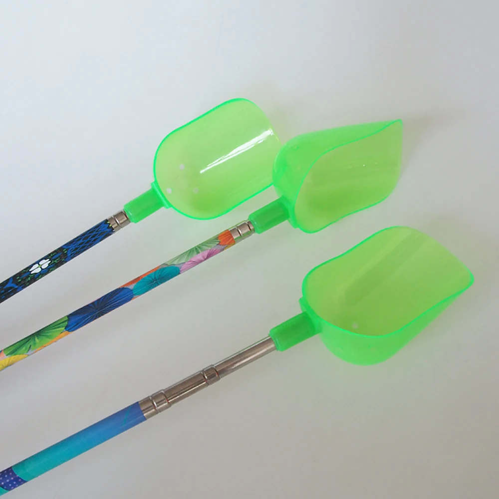 MNFT-cuchara de lanzamiento de cebo de pesca, herramienta telescópica de 3 secciones, colorida, de carbono, portátil, para carpa, 1 ud. - imagen 3