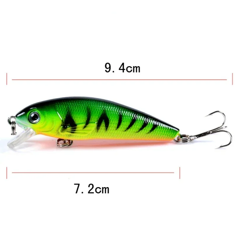 Señuelo de Pesca flotante Minnow, 72mm, 8,6g, Wobblers, Swimbait, cebo duro Artificial para Lucio, lubina, Trolling, Crankbait, Pesca - imagen 3