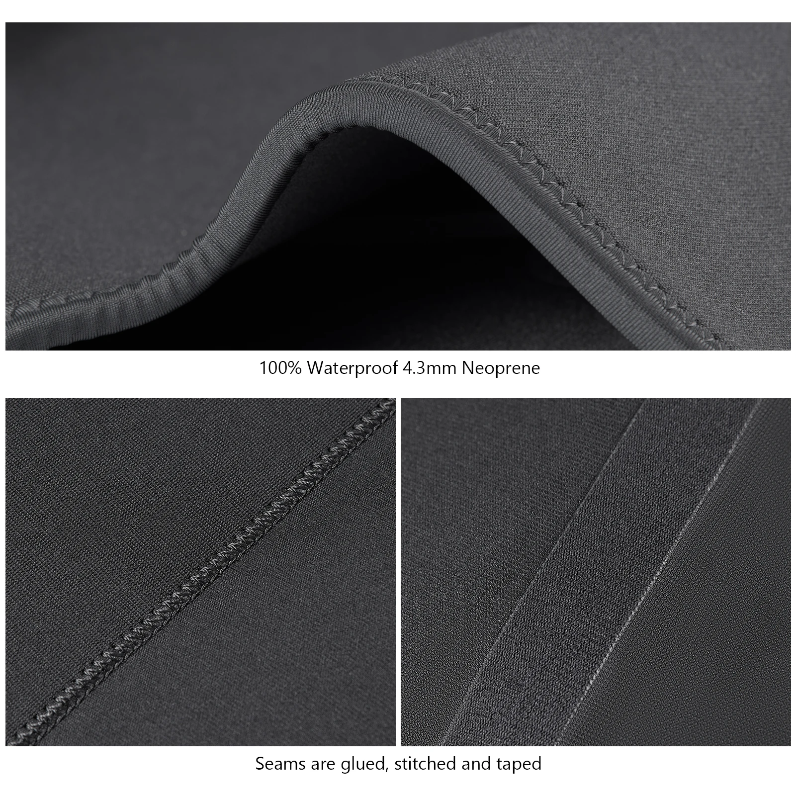 BASSDASH Botas de neopreno para hombre, caña negra de camuflaje para pesca y caza con botas de goma, botas de pecho impermeables para pies - imagen 4