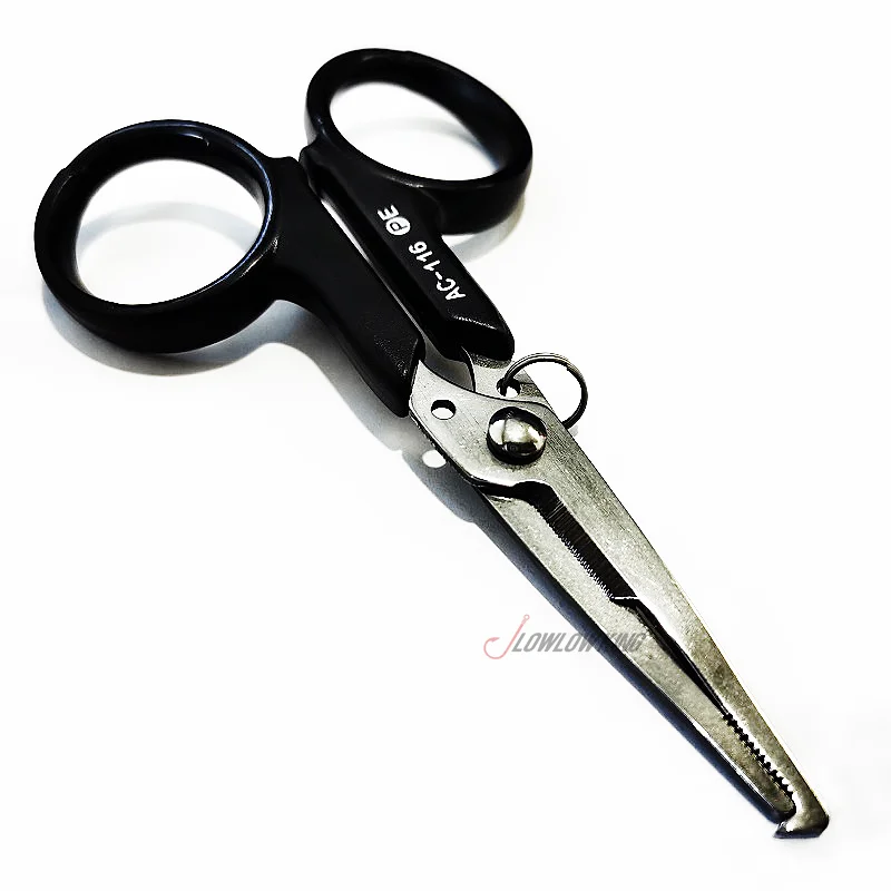 Mini alicates Luya multifuncionales para nieve, tijeras de línea PE, AC-116 de doble círculo abierto, pico de nieve, Japón, hasta 100 millones de vatios - imagen 2