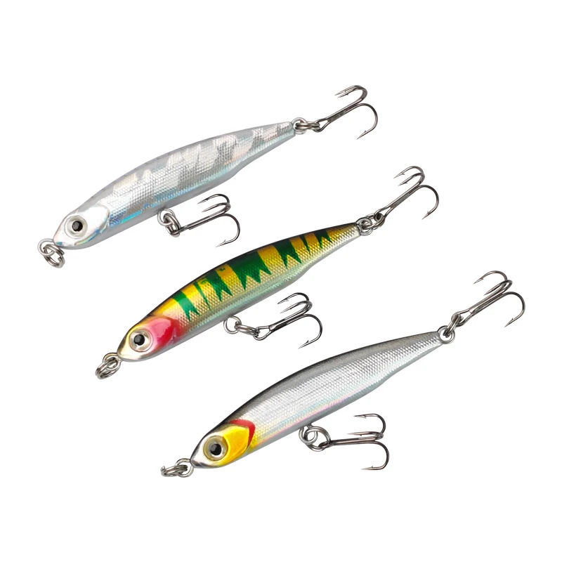 Nuevos Señuelos de Pesca, cebo tipo lápiz que se hunde, 5cm, 3,5g, cebo duro, trucha, lubina, Wobblers artificiales, señuelo de plástico, aparejos de pesca con anzuelos - imagen 4