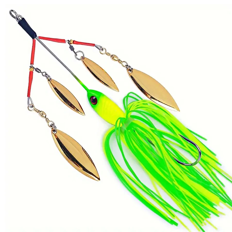 5 uds chico barbudo cebo duro Chatterbait Buzz Swimbait Señuelos de Pesca hundimiento cebos artificiales Spinnerbait Wobblers para Lucio trucha - imagen 5