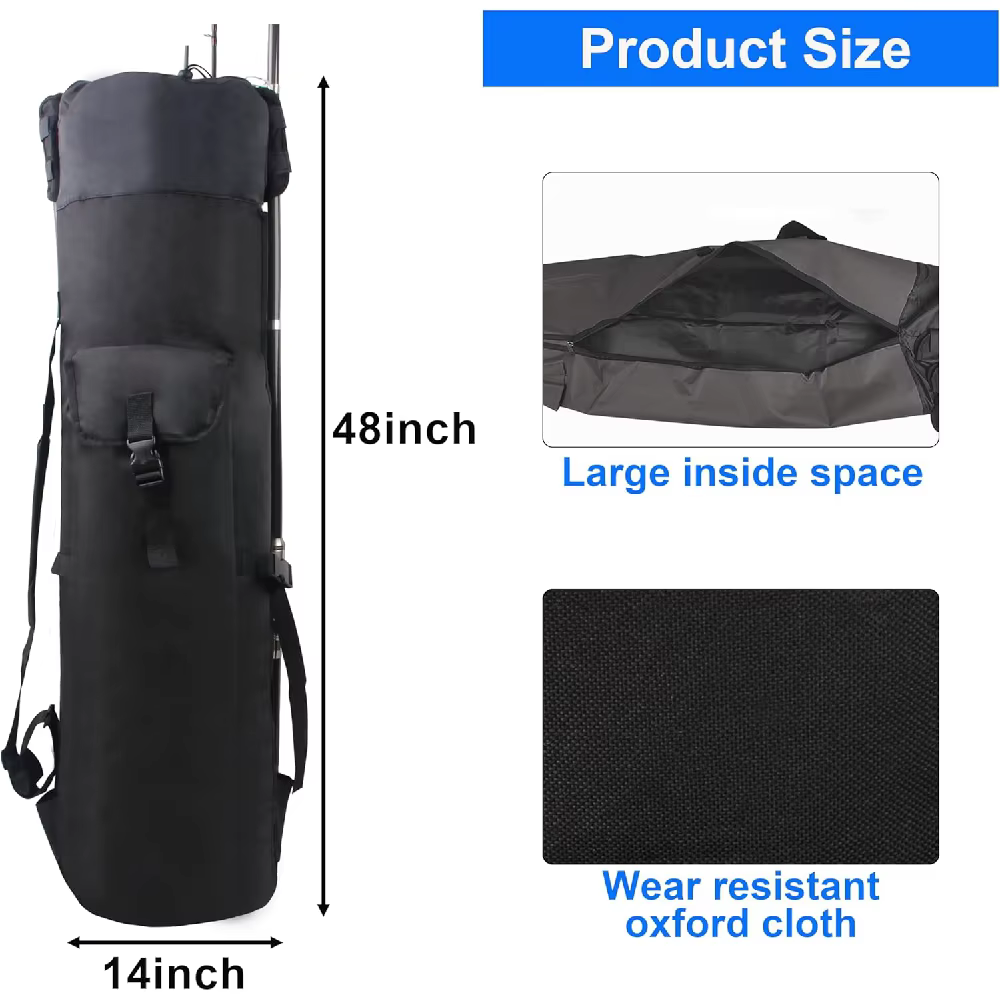 Funda impermeable para cañas y carretes de pesca - imagen 4