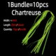 10pcs Chartreuse