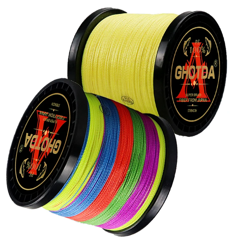 Línea de pesca trenzada suave de 300/100M, prueba de fuerza de 12 hebras, 25/30/39/50/65/77/92/120LB, aparejos de pesca de agua dulce y salada - imagen 3