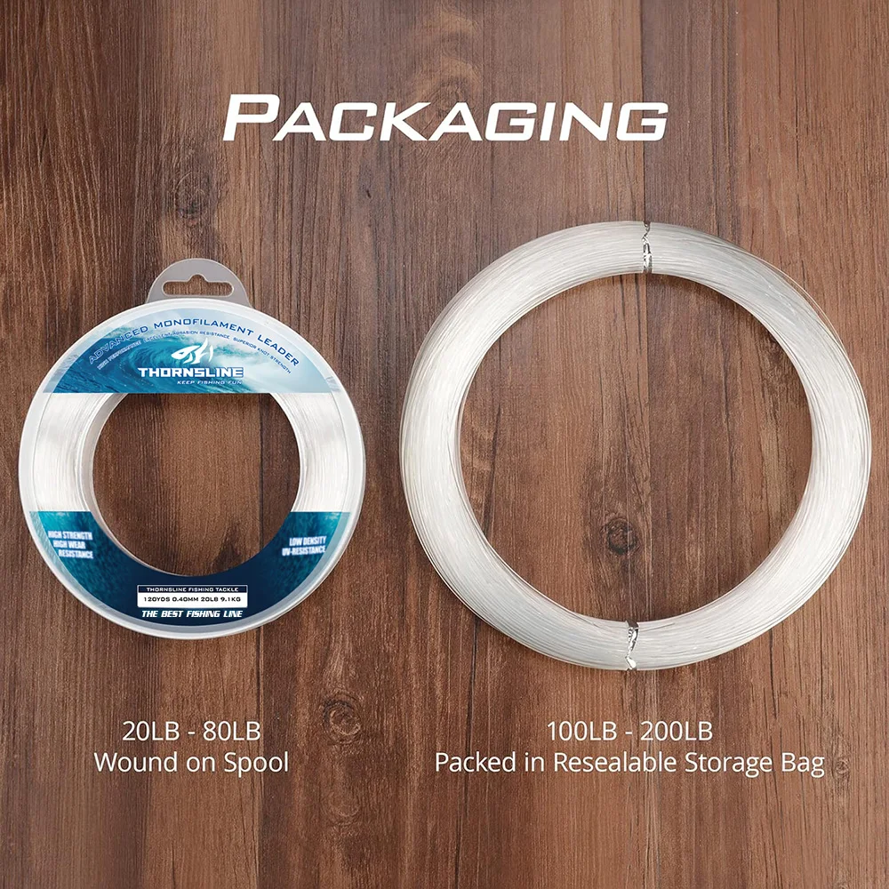 Thornsline-sedal de pesca de nailon, 120M, 20-200LB, 0,40-1,40mm, monofilamento súper fuerte, barco de mar, roca, carpa, aparejos de pesca - imagen 3