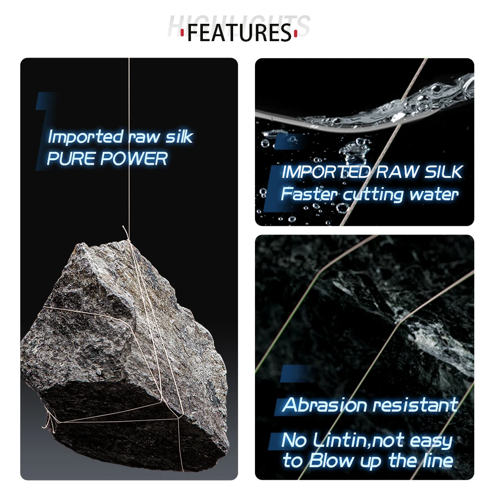 ZUKIBO-sedal de pesca trenzado marrón de 4 hebras, multifilamento de 50M para pesca de carpa, alambre trenzado japonés X4, accesorios de pesca, línea de PE - imagen 5