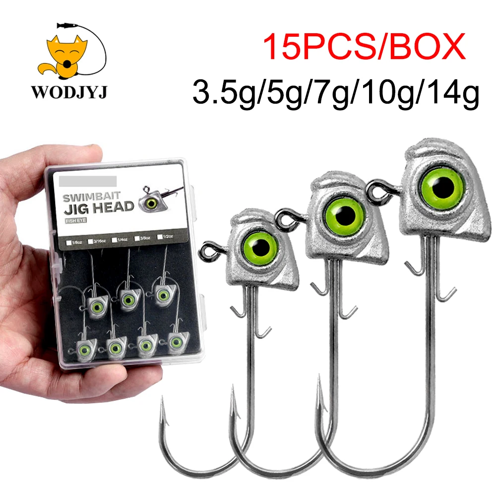 Anzuelos Jig Head WDJYJ – Aparejos de manivela para vinilos - imagen 2