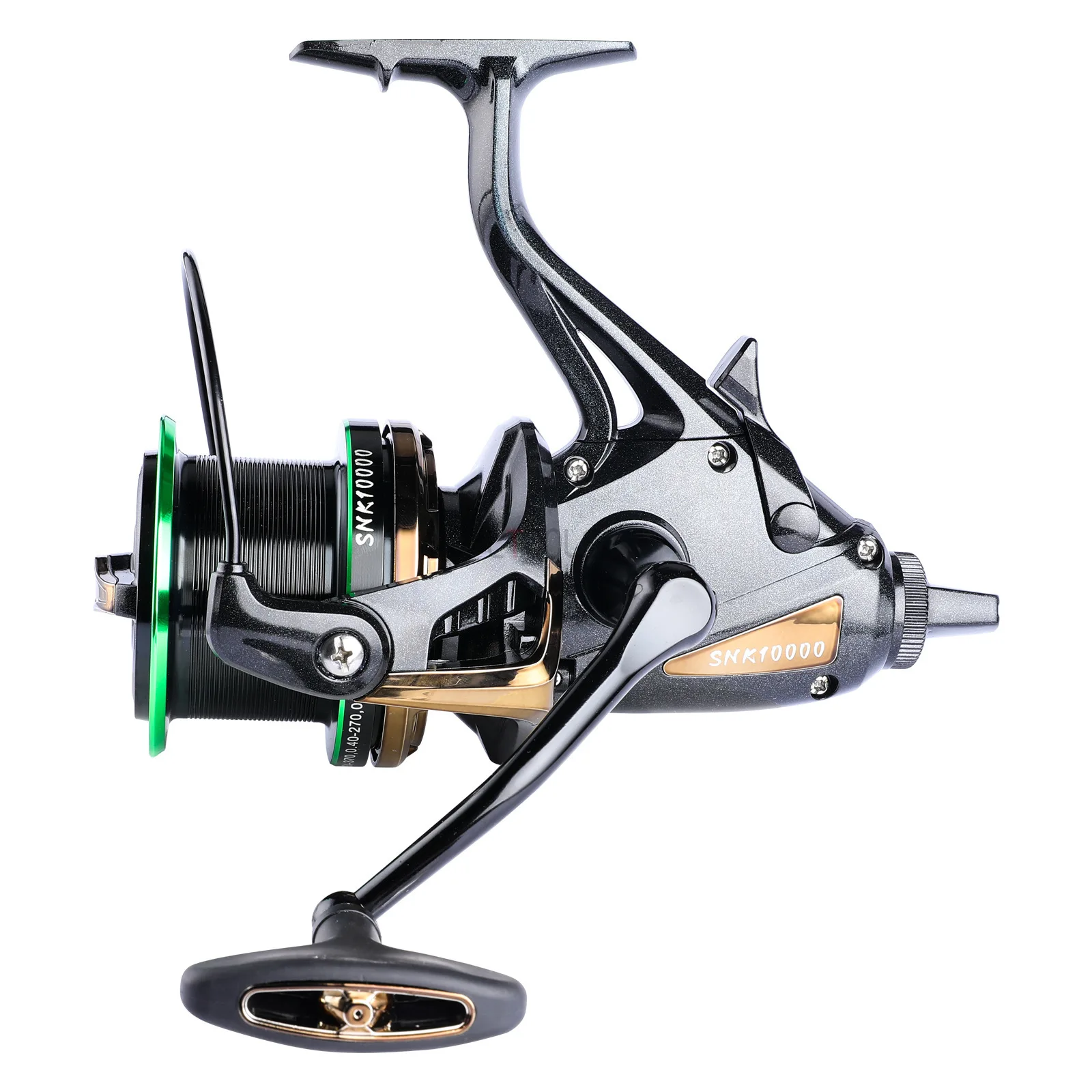 Nuevo diseño de freno doble pesca en el mar desplazamiento de pesca impermeable 10000-12000 modelo 4,6:1 fuerza máxima de pesca 22KG desplazamiento impermeable - imagen 4