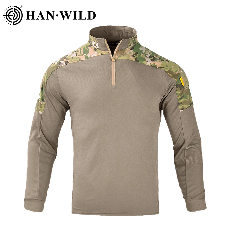 Camisas tácticas para hombre, camisa de secado rápido, camiseta de verano para deportes al aire libre, Camping, senderismo militar, transpirable, manga larga