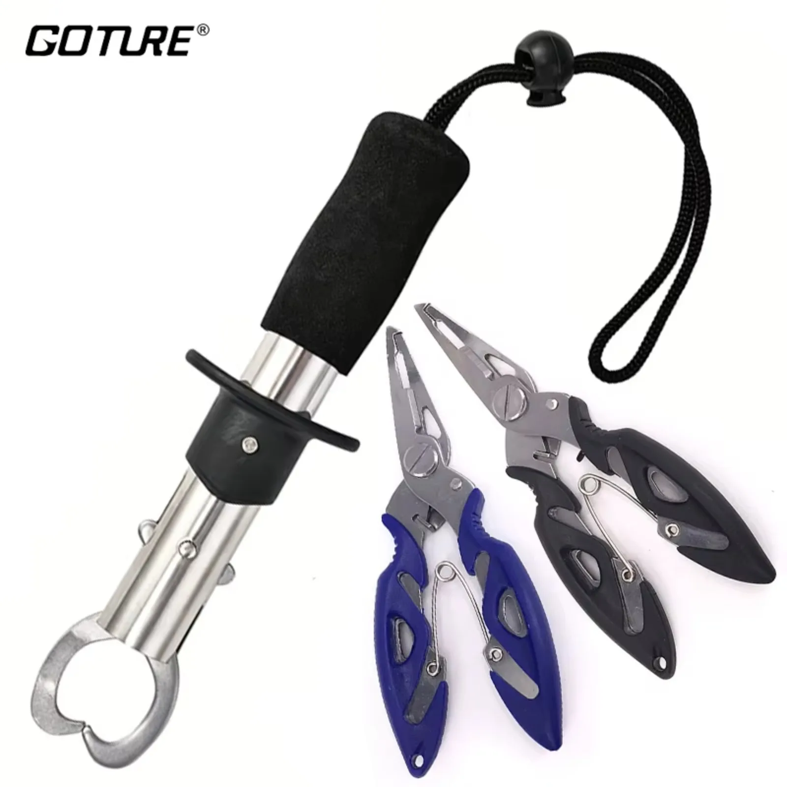 Goture Alicates de pesca – Acero inoxidable con mango antideslizante - imagen 2