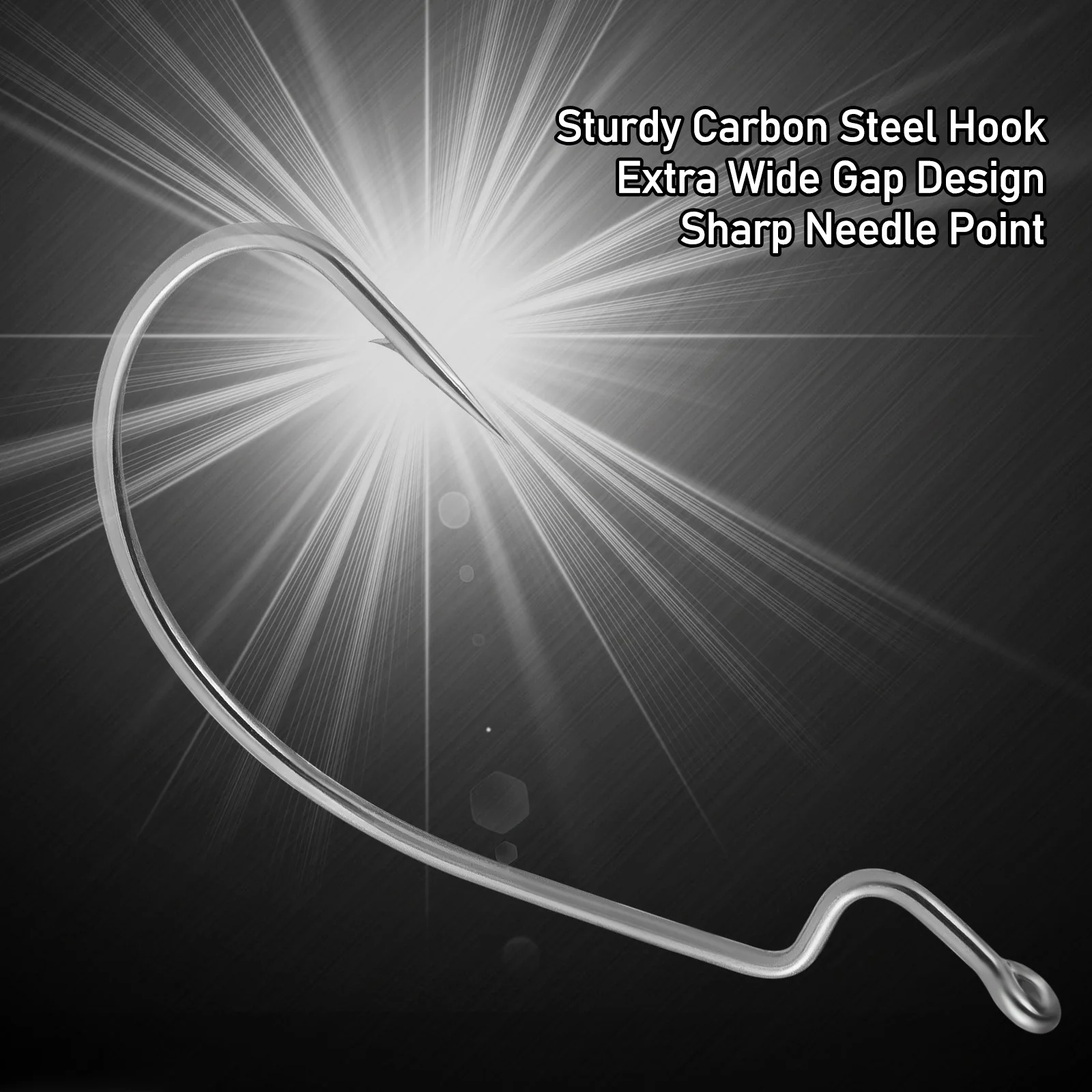 Anzuelos Jig Head EWG Cabeza Redonda – Anti-espinas para Texas Rig - imagen 3