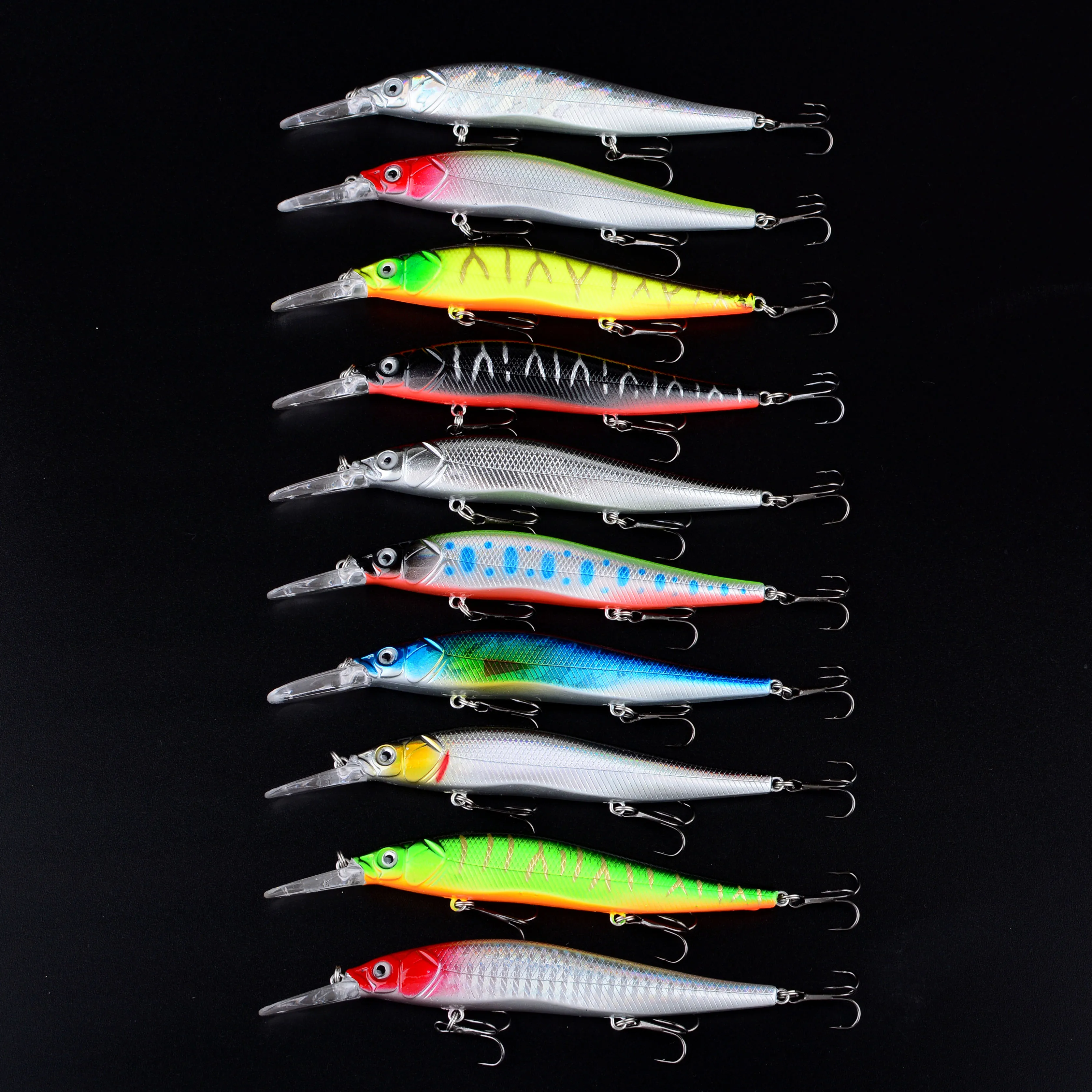 Señuelo flotante para pececillo, cebos duros Wobbler Jerkbait, Jerkbait pequeño para PerchTrout Bass Crankbait, 1 ud. - imagen 5