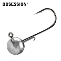 Anzuelos Jig Head Antipérdida Obsession W001-A Agua Salada para Vinilo