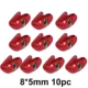 8mm 5mm 10pc M-red
