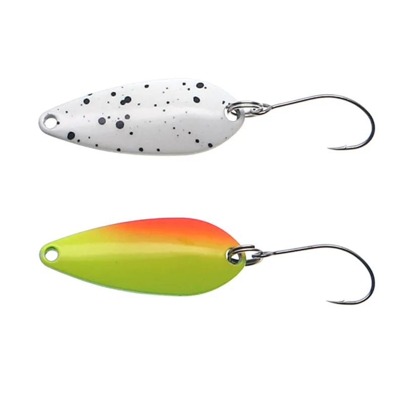 HISTOLURE 1 Uds cuchara de pesca cebo 1,6g 2,5g 3,8g cuchara de trucha de Metal de cobre Señuelos de pesca artificiales - imagen 5