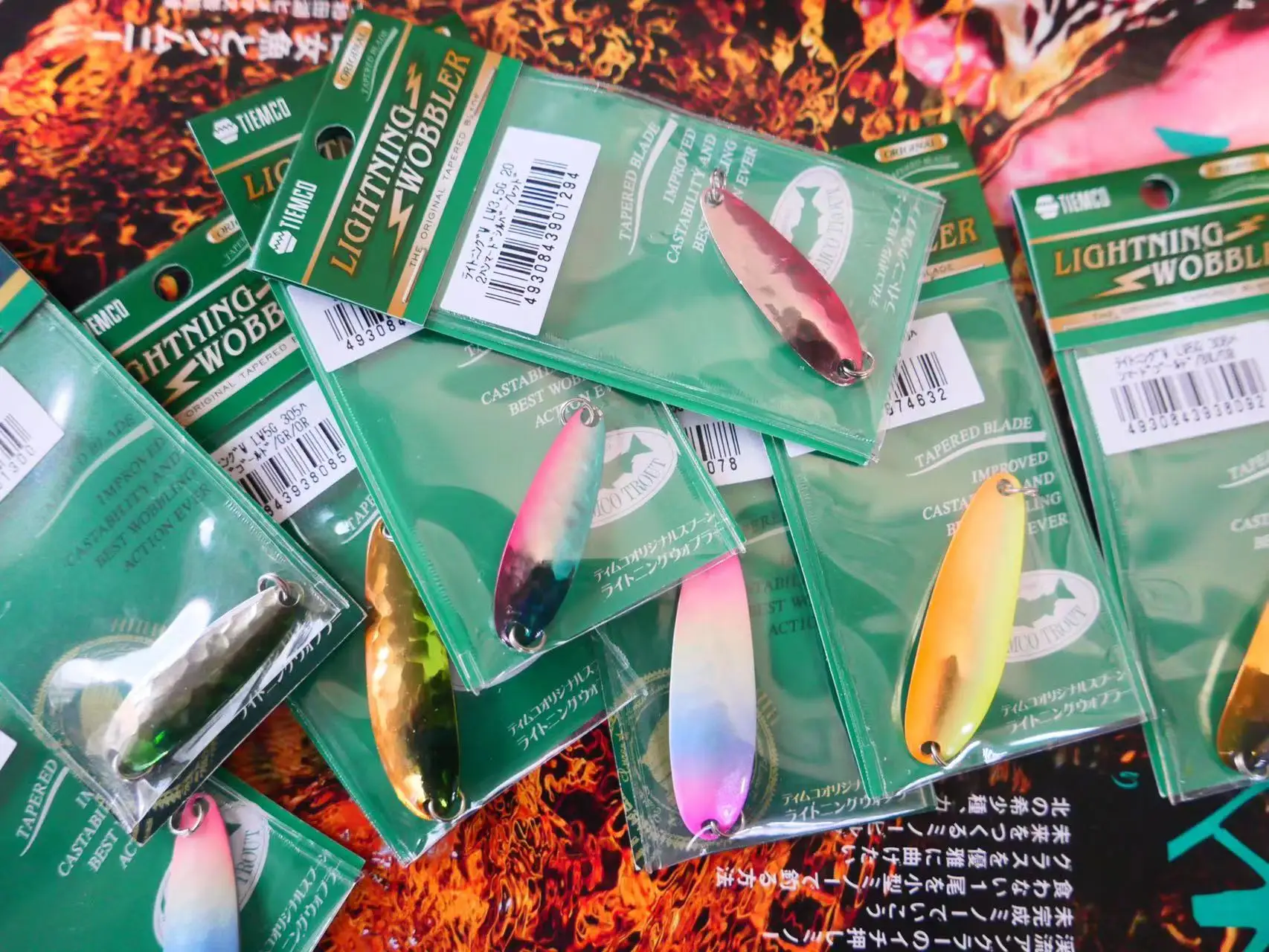 Temujin-Cebo de lentejuelas para trucha, señuelo de pez militar japonés, 3,5g, 5g - imagen 3