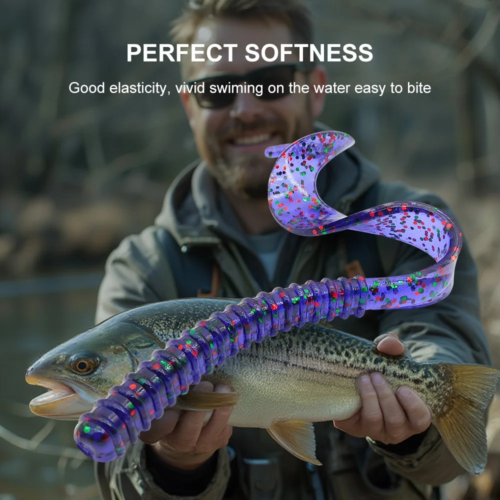 KESFISHING-señuelo de pesca de silicona suave, cebo muerto, 6 piezas, 125mm, 9g, Leurre Isca, olor Artificial, cuchara, Crankbait - imagen 2