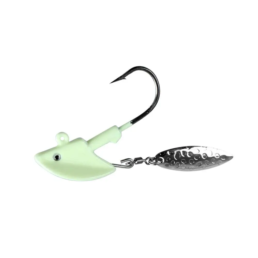 Anzuelo con cabeza de plomo para pesca, anzuelo de mar de 5g/8g/12g con lentejuelas de cuchara - imagen 5