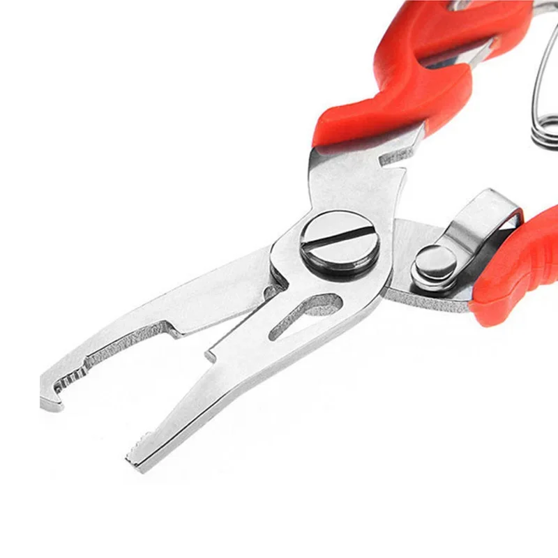 Alicates de pesca, tijera para sedal de pesca, cortador de señuelo, removedor de anzuelos, alicates de acero inoxidable, accesorios, 1 ud. - imagen 5