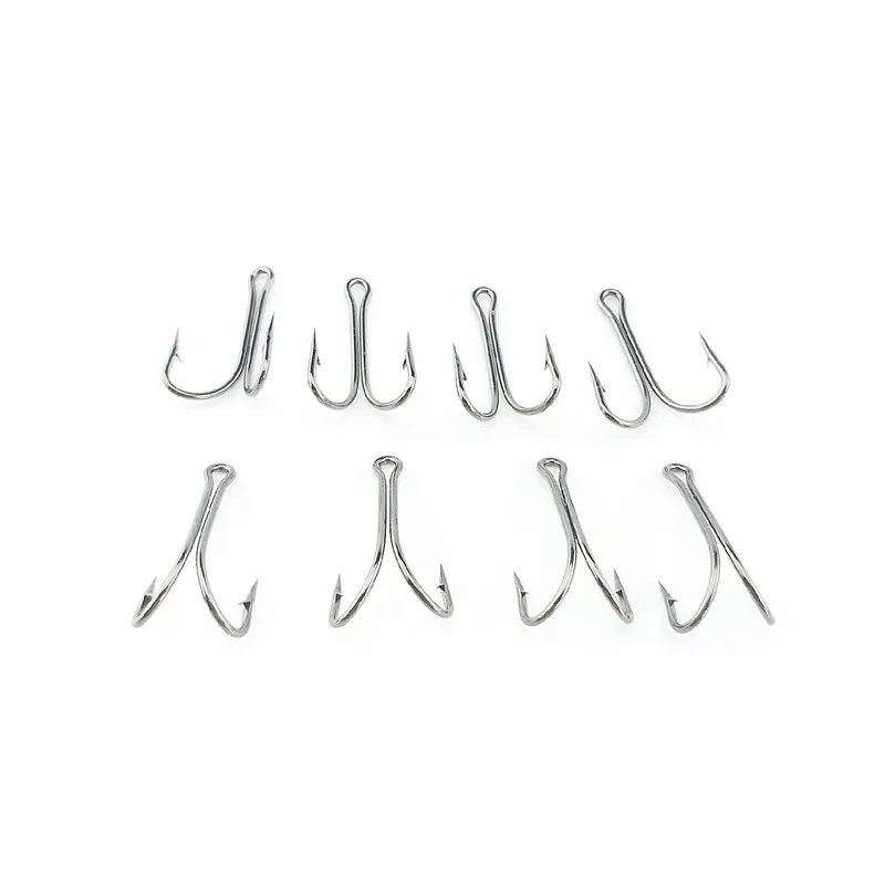 Anzuelo de pesca doble de acero al carbono, anzuelo largo y alto para señuelo suave, accesorios para lubina, uso duradero, 5 o 10 unidades por lote - imagen 4