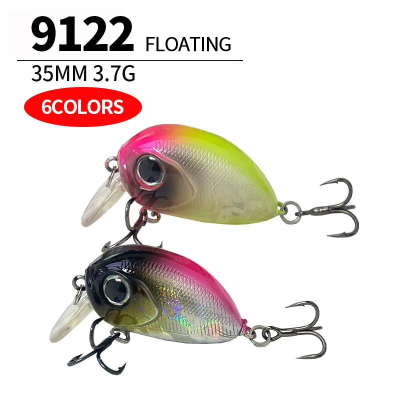 Nuevo Crankbait 35MM/3,7G cebo falso biónico Rock flotante Sub cebo Micro Material cebo señuelo de pesca - imagen 3
