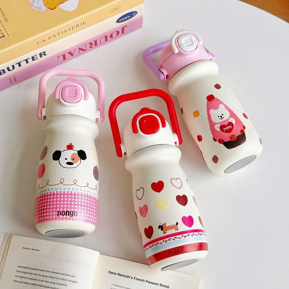 Frasco de vacío duradero de acero inoxidable, hervidor para beber de 500ML, taza de agua aislada que mantiene el frío y el calor, taza térmica portátil de viaje - imagen 2