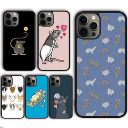 Funda The Peeking Rat iPhone 17/16/15/14 Plus – Dibujos animados