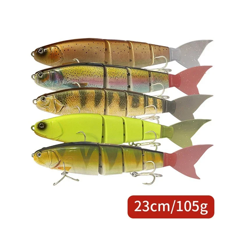Swimbait multiarticulado 4 secciones – Hundimiento lubina y lucio - imagen 5