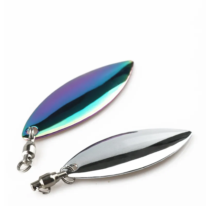 Accesorios de Señuelos de Pesca DIY, cuchara de ranas, señuelos Jigbait, cebo giratorio, rotación reflectante, lentejuelas, cucharas ruidosas, lote de 4 piezas en oferta - imagen 5